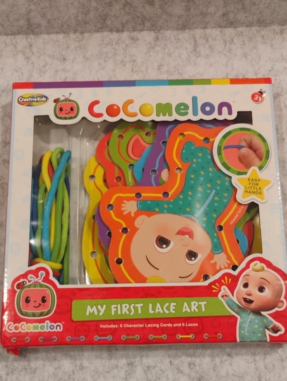 CoComelon My First Lace Art - Multicolor Lacing Toy